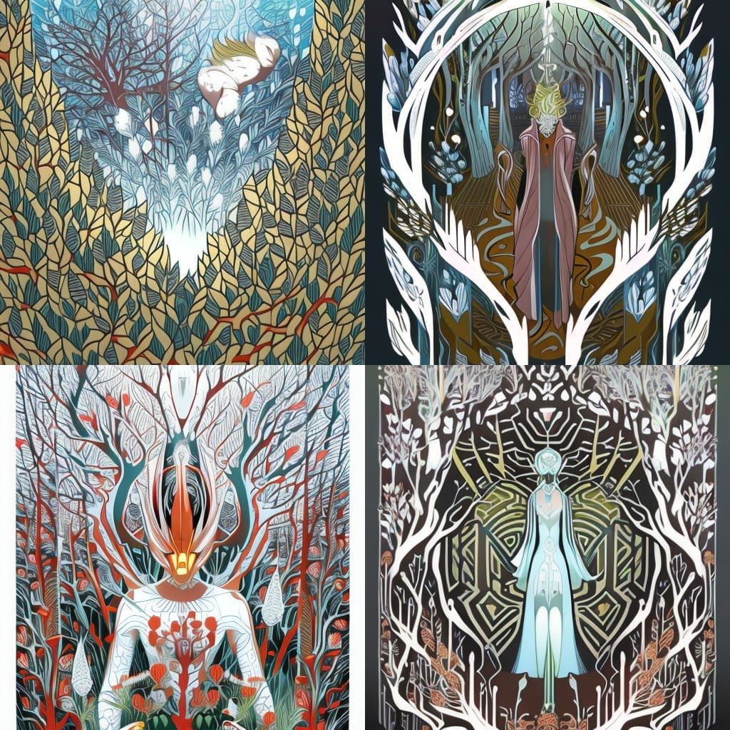 Surreal Landscape Inspired by Visionary Art