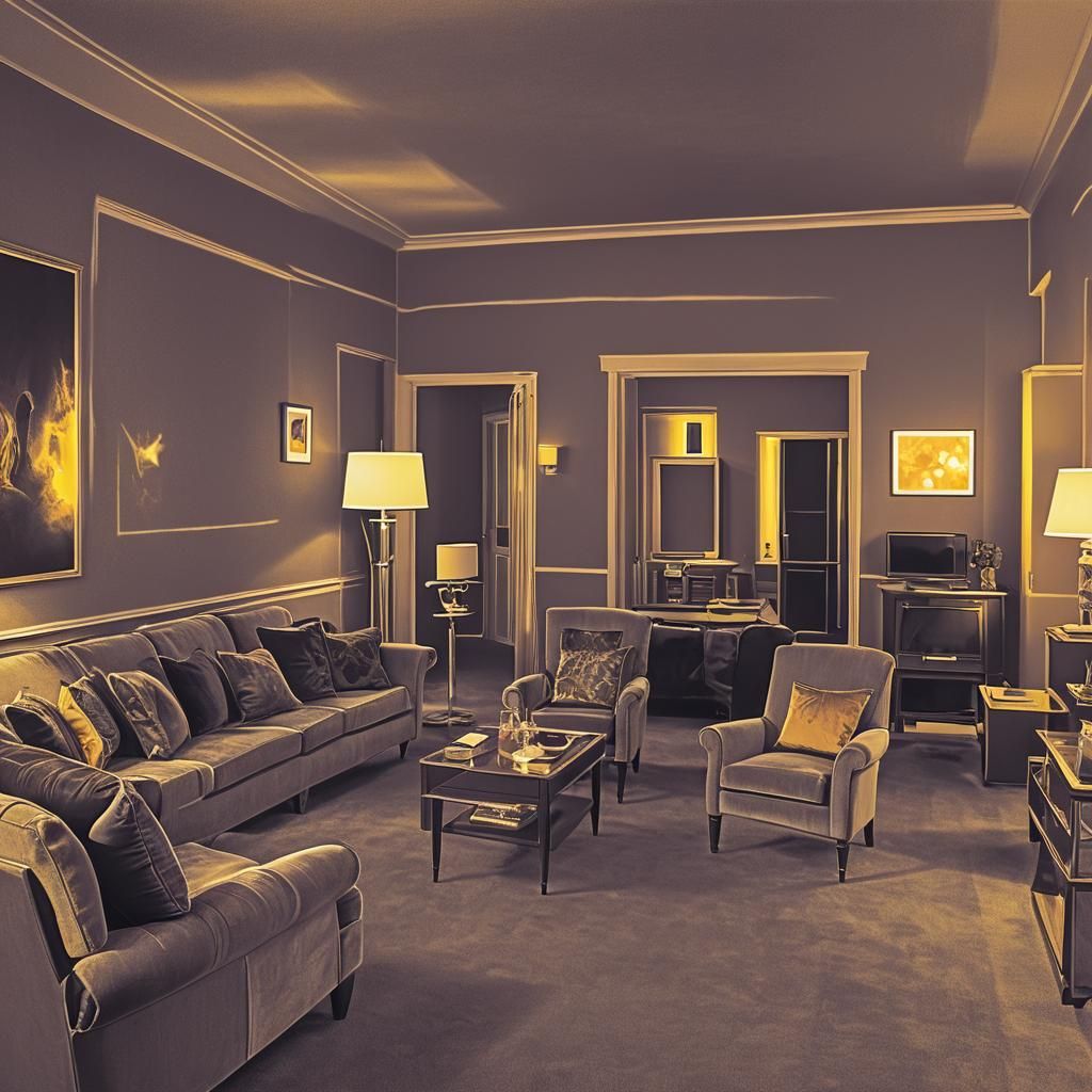 Thermal Image of a Sitting Room