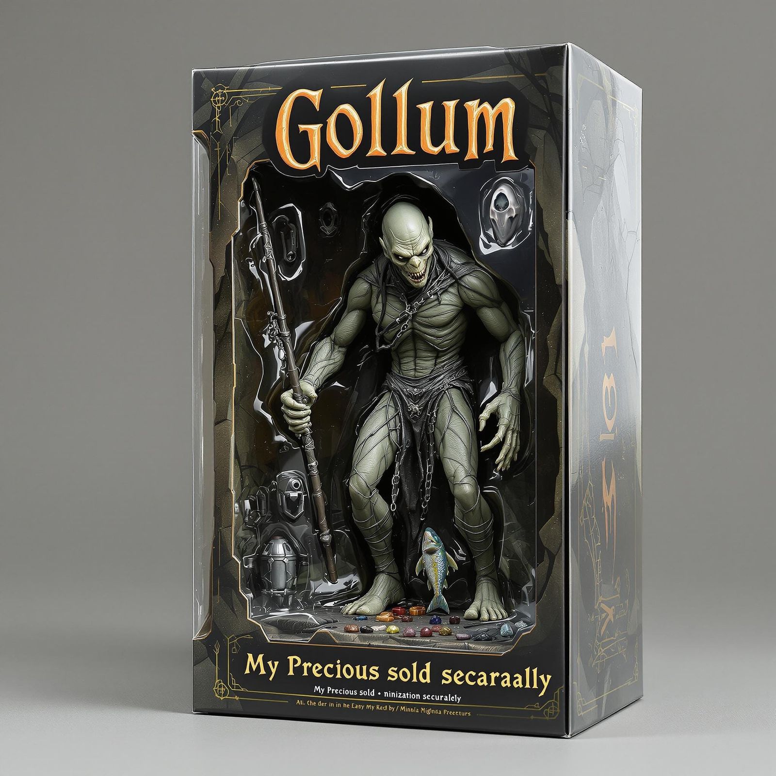 Gollum Action Figure Box "My Precious sold separately"