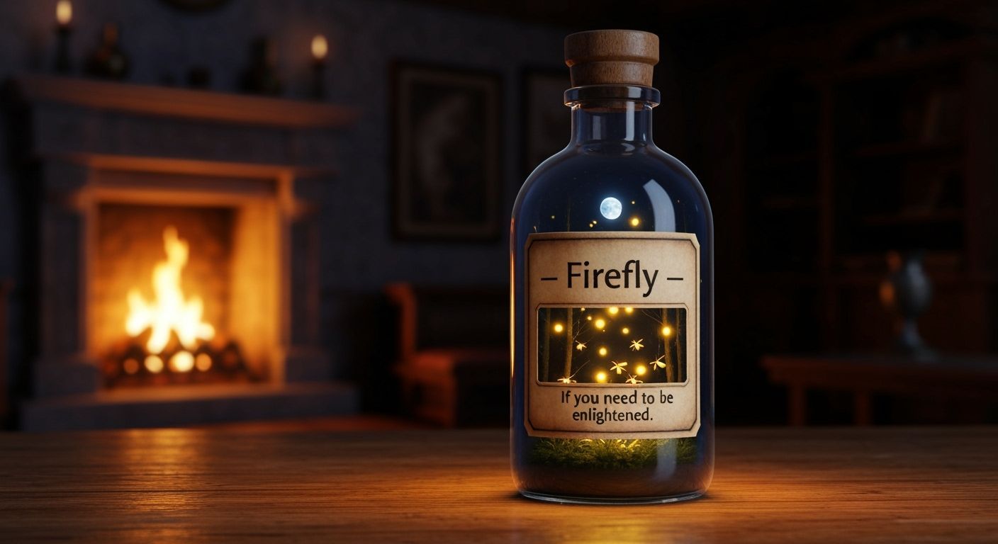 Enlightenment Potion Bottle in Medieval Study