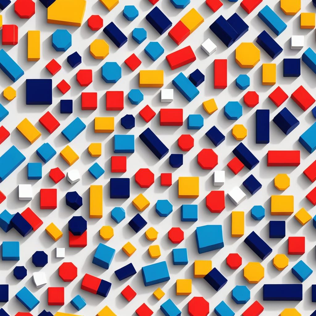 Vibrant Alphabet in 8-Bit Style