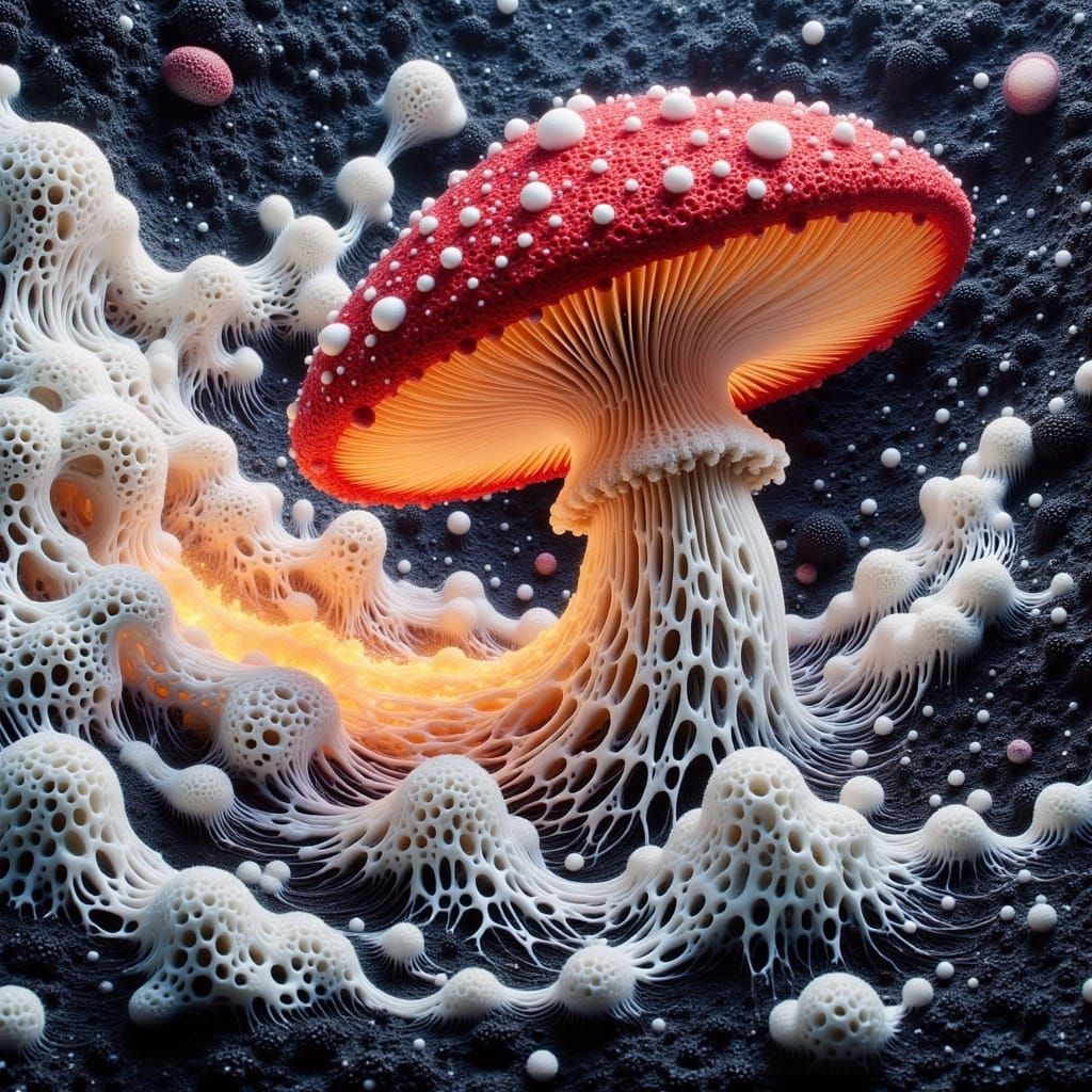 Cosmic Surfer Riding Comet's Tail