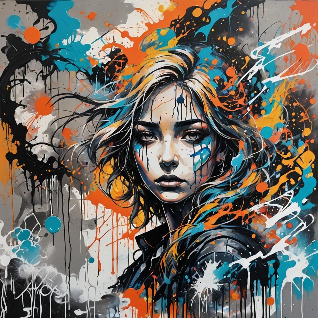 Graffiti Art: Soundless Cry in Vibrant Colors