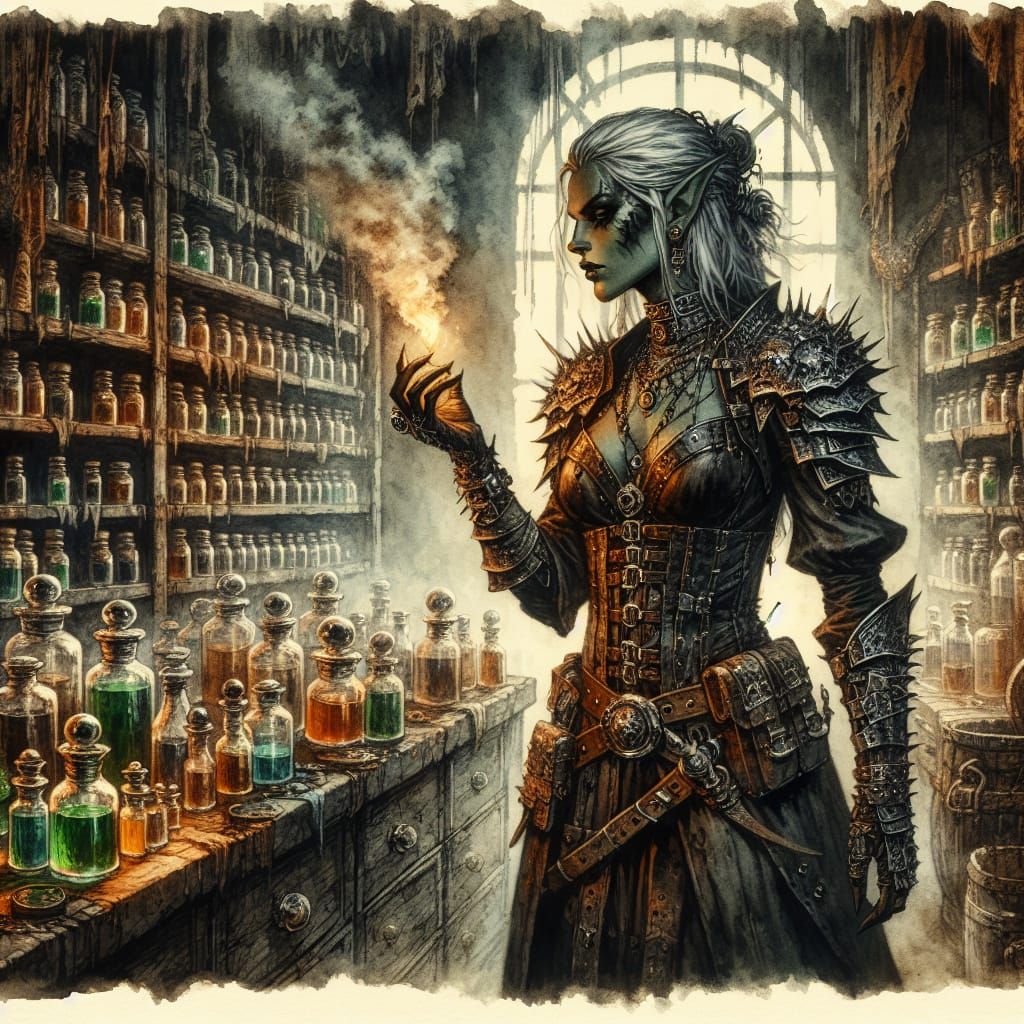 Dark Elf Alchemist