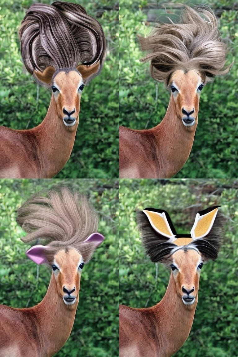 Abstract AI Image of Hair Strands