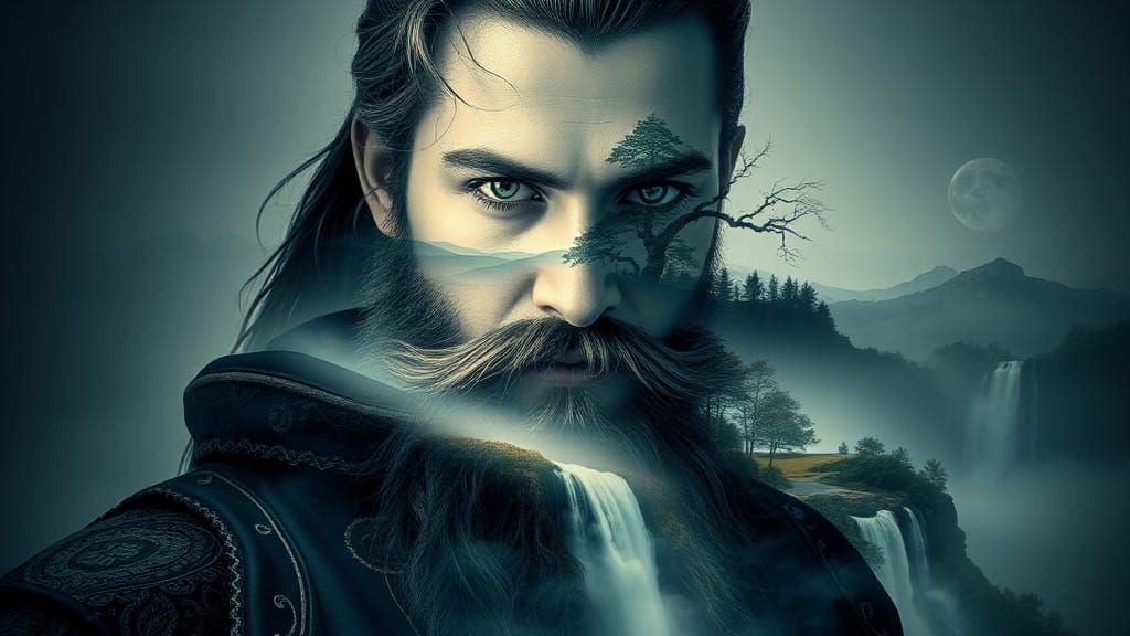 Mystical Man Reveals Dreamlike Landscape