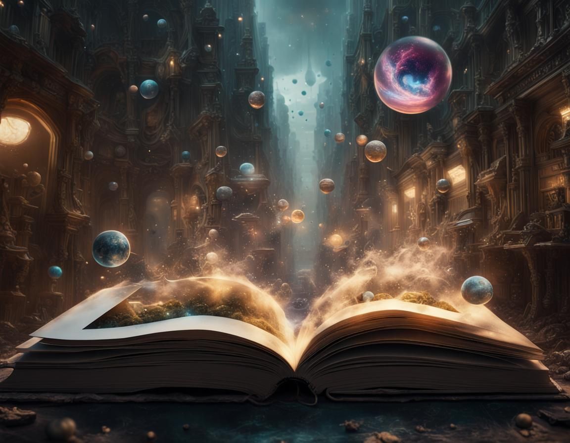 Cyberpunk City Universe Erupts from Book