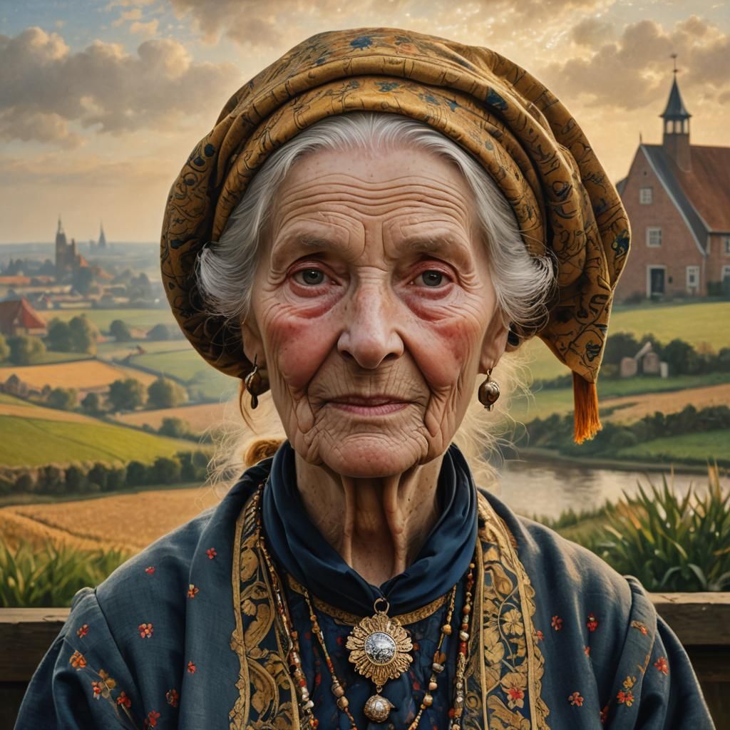 Dutch Golden Age Portrait of an Elderly Woman