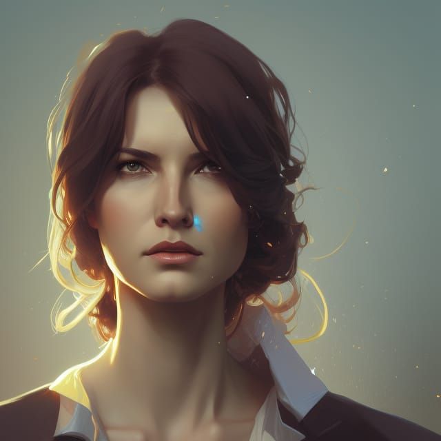 Detailed Portrait of a Lawyer Woman in Unreal Engine