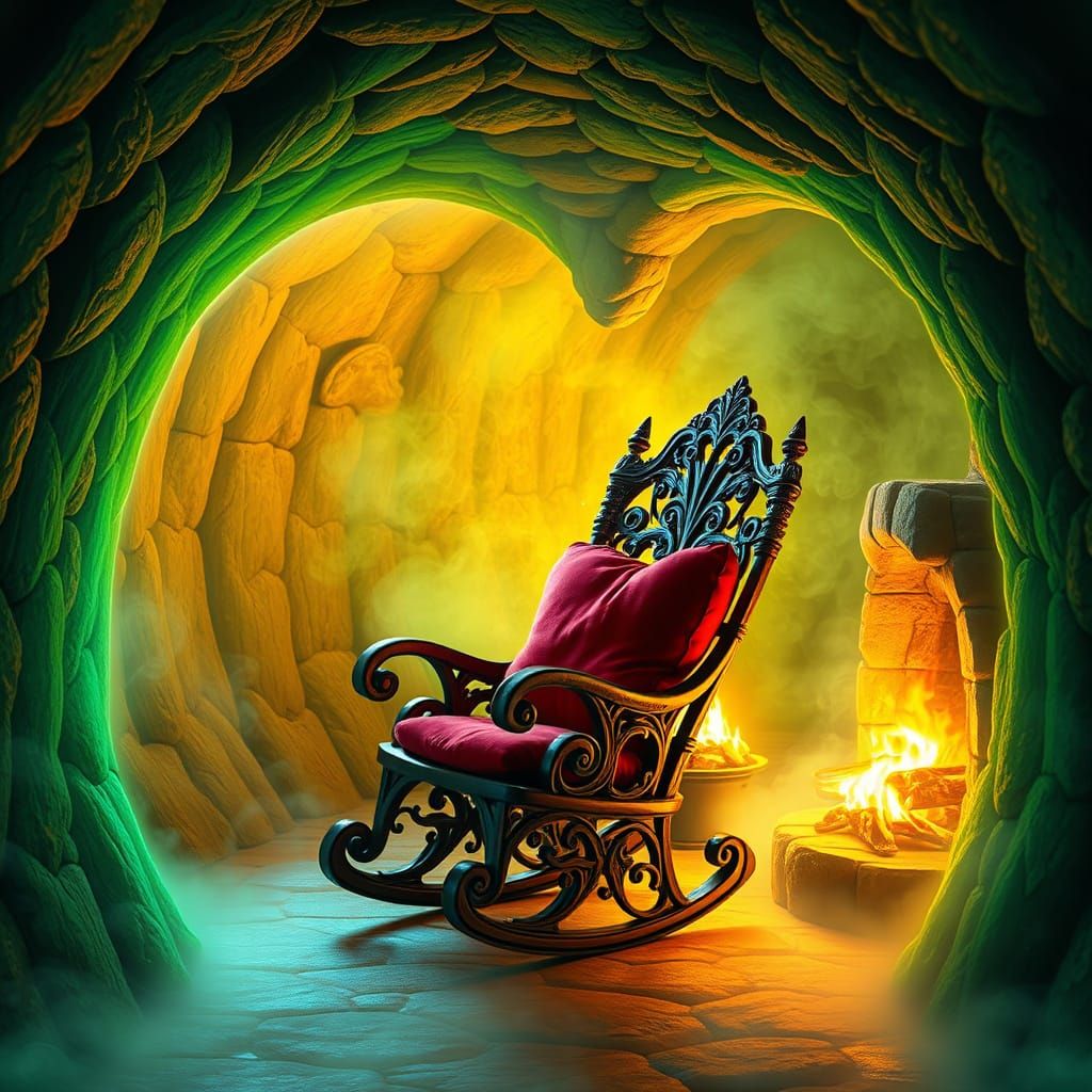 Whimsical Emerald Tunnel Unfolds to Heart-Shaped Chamber wit...