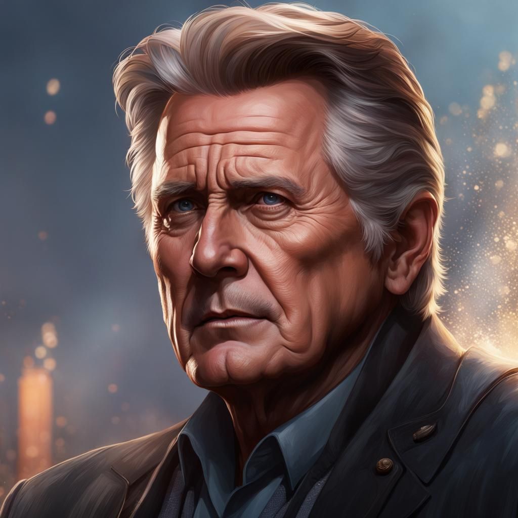 Martin Sheen Portrait by Rutkowski and Artgerm