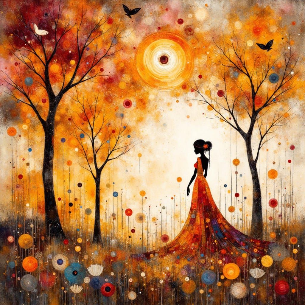 Stormy Earth: a Lyrical Abstract Sketch