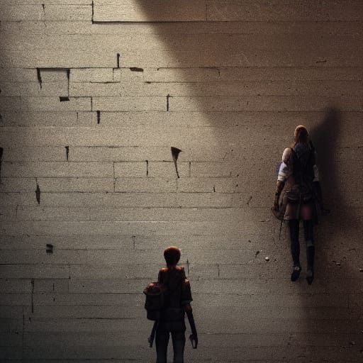 Dark Fantasy Brick Wall Concept Art