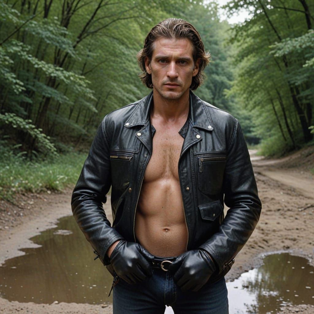 Biker Man Trapped in Quicksand