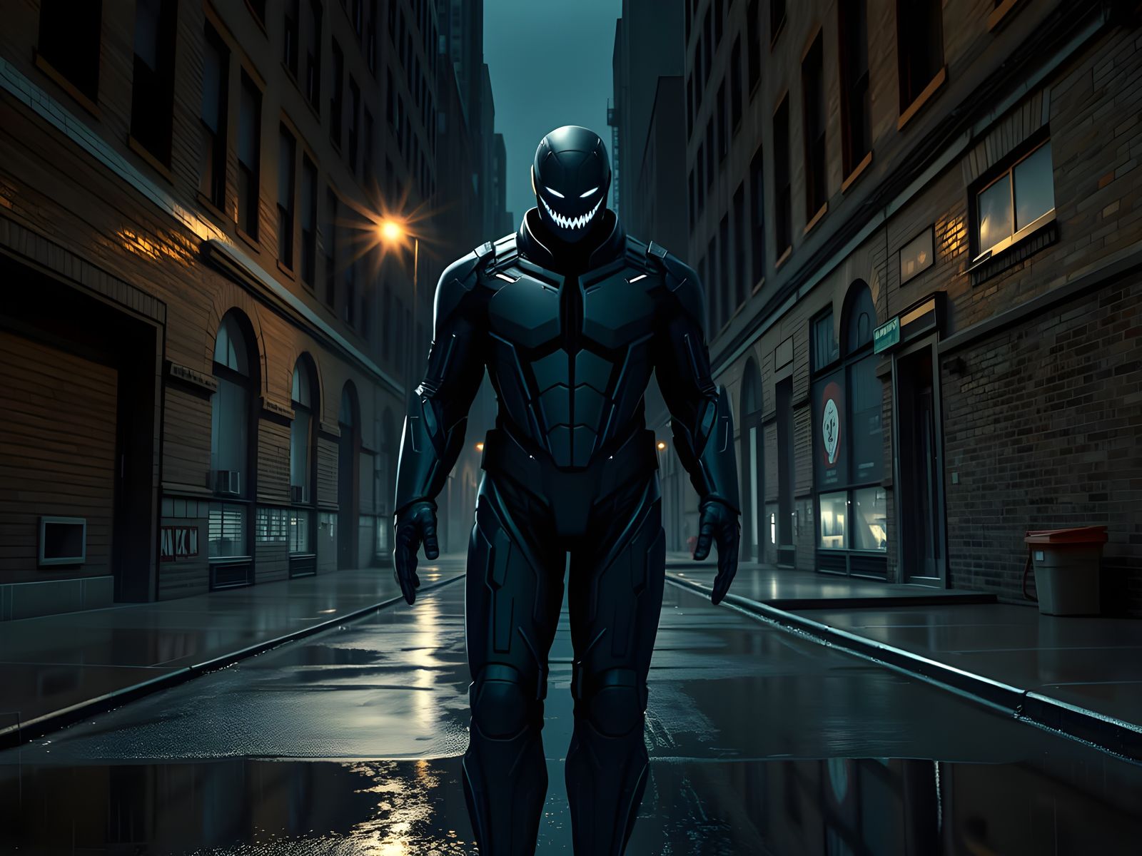 The Madman in a Gritty Chicago Alleyway