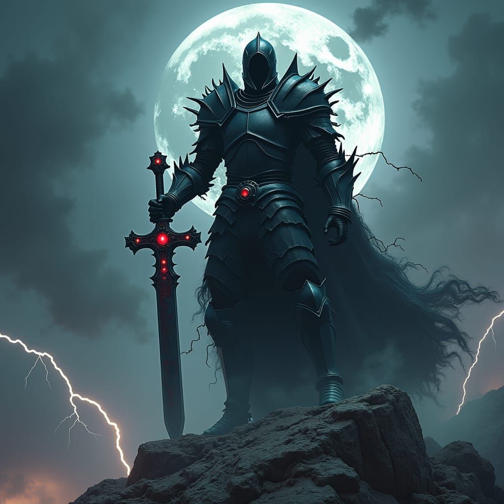 Dark Knight of Souls on Windswept Peak