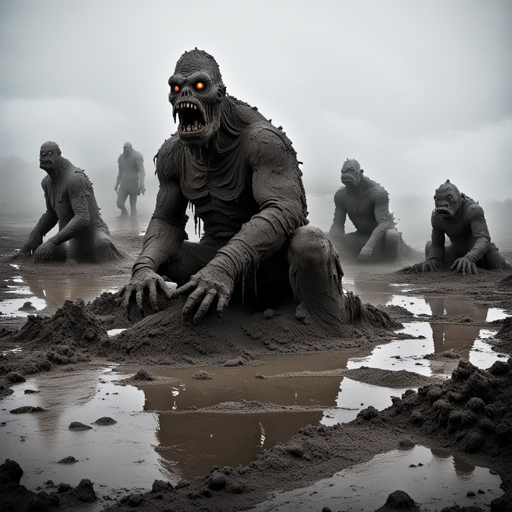 Terrifying Clay Monsters Rise on Mud Island