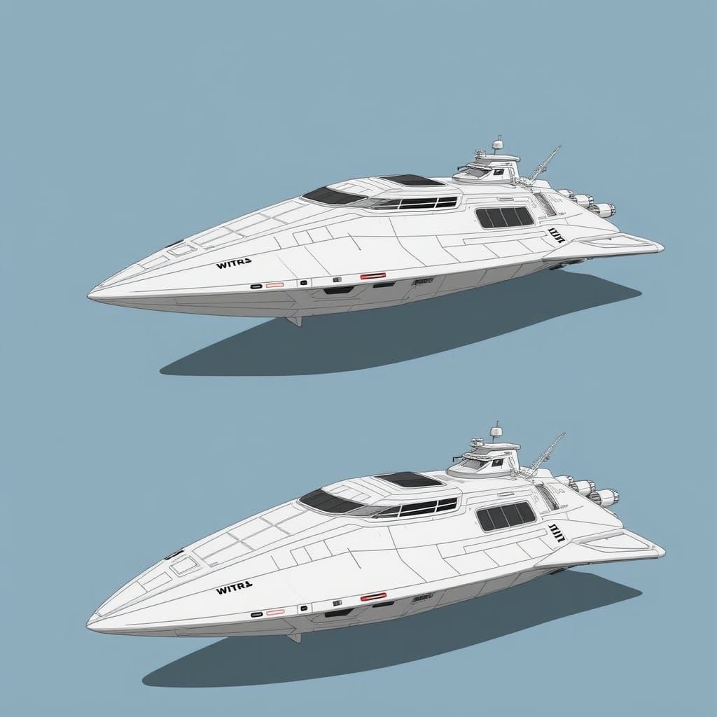 Star Wars Spaceship Design: Elegant Luxury Liner