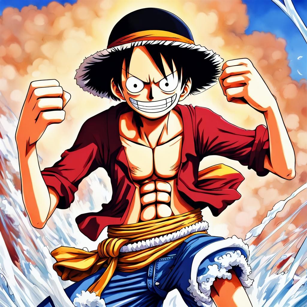 Luffy from One Piece: Hyper Detailed Anime
