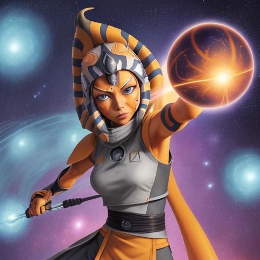 Ahsoka as Naruto with Galaxy Orb