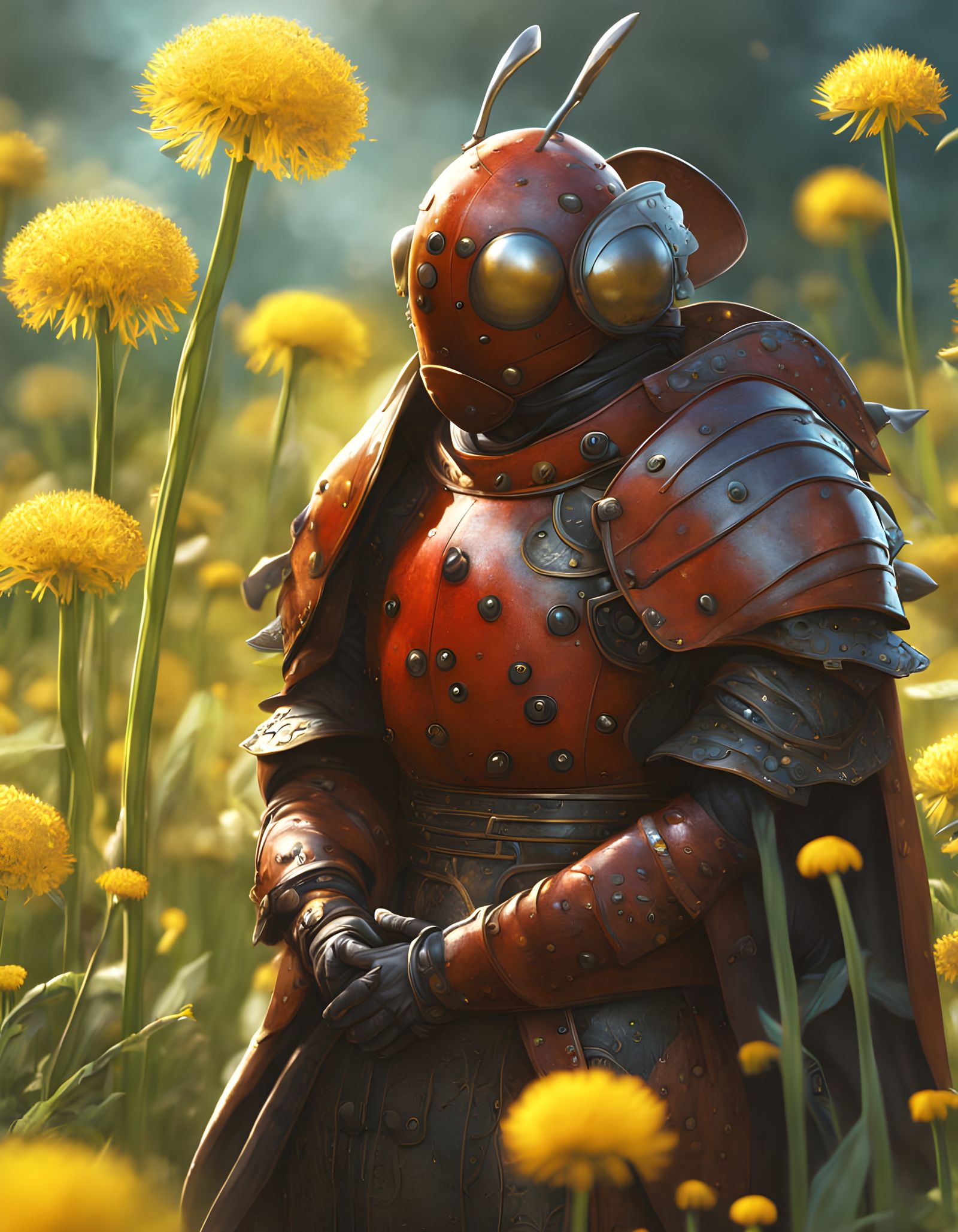 Ladybird Armored Zen Warrior Monk