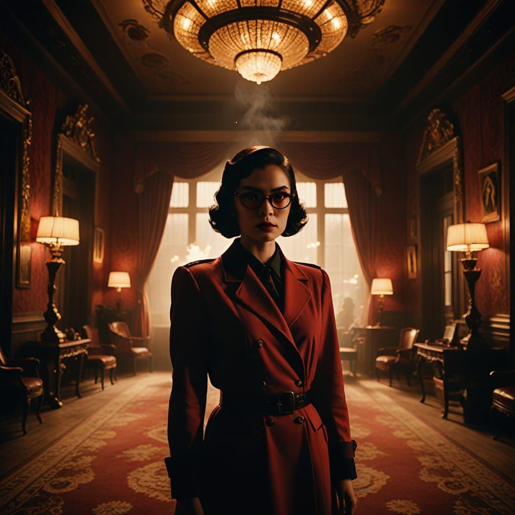 Stylish Hungarian Gentleman in Luxurious 1940s Attire