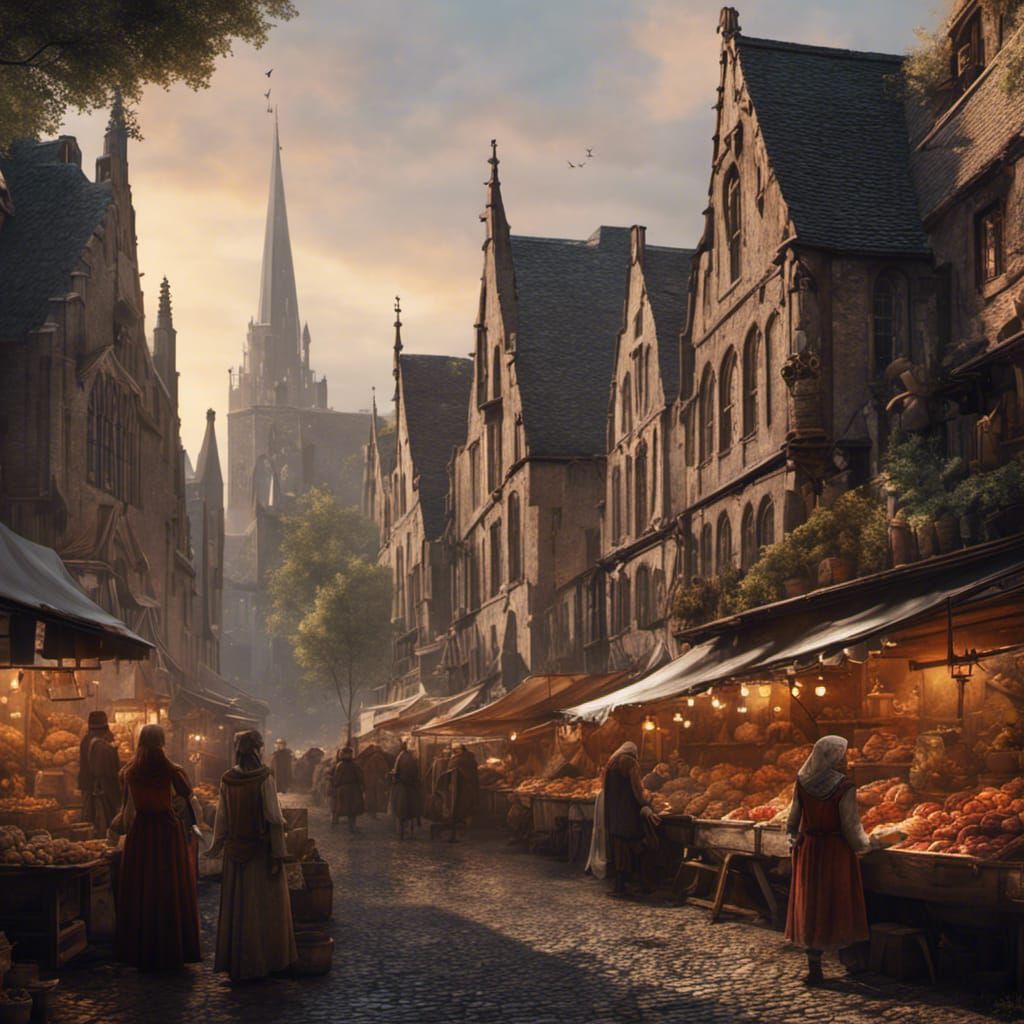 Medieval Market Day at Utrecht Mariaplaats