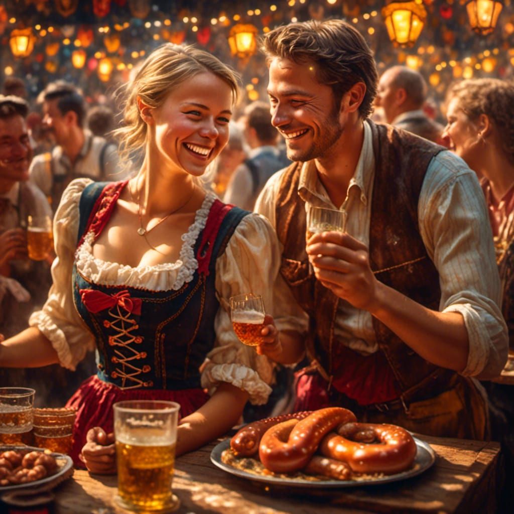 Oktoberfest Celebration in Northern Renaissance Style