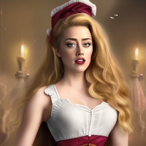 Woman in Maid Outfit: Detailed Professional Photograph