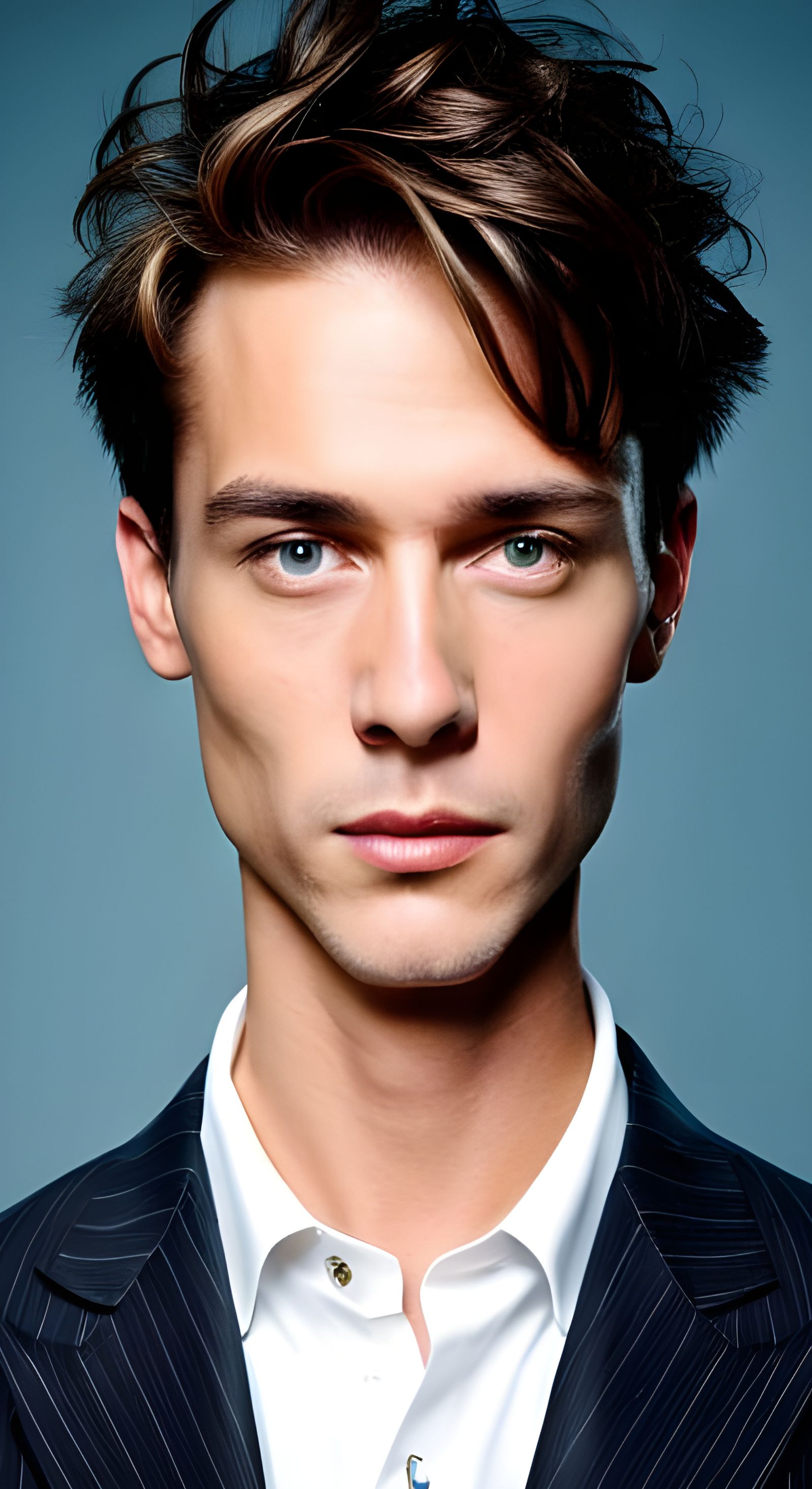 Melancholy Portrait of a Heartbroken Man