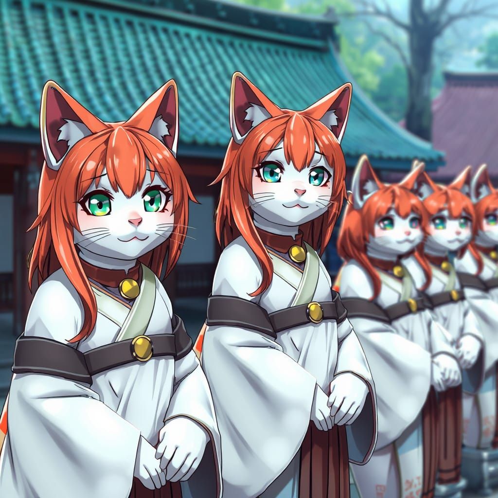 Enchanting Japanese Cat Goddess at Gotokuji Temple