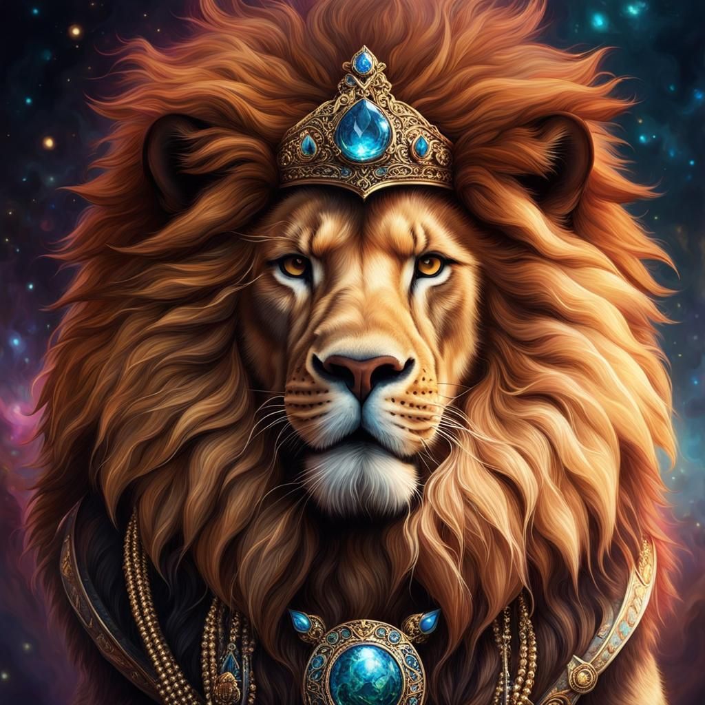 Kindly Lion with Inspirational Enchantments