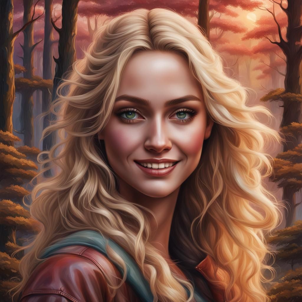 hyper-real,l hyper-detail, real. beautiful girl with blonde ...