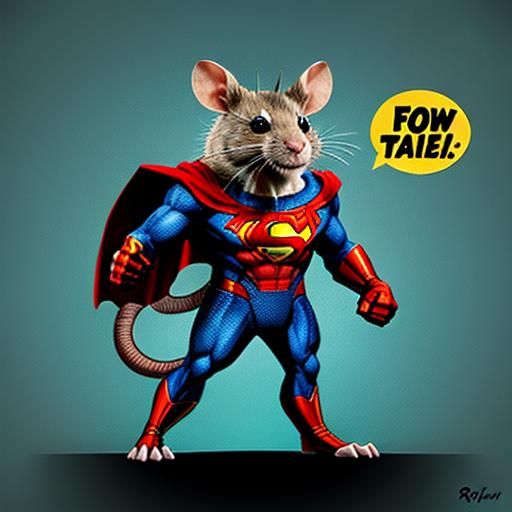 Rat as a Superhero: Animal Transformation