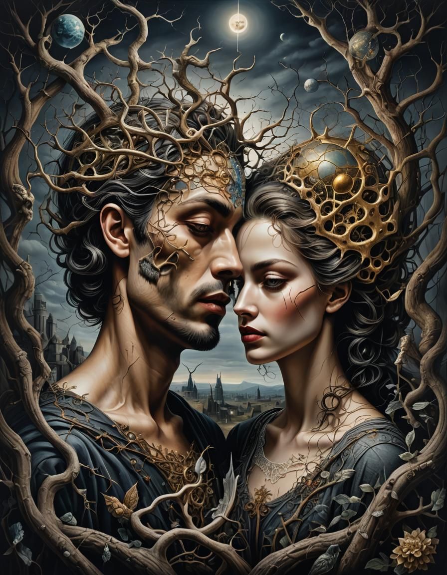 Surrealist Painting: Love and Truth in Duality