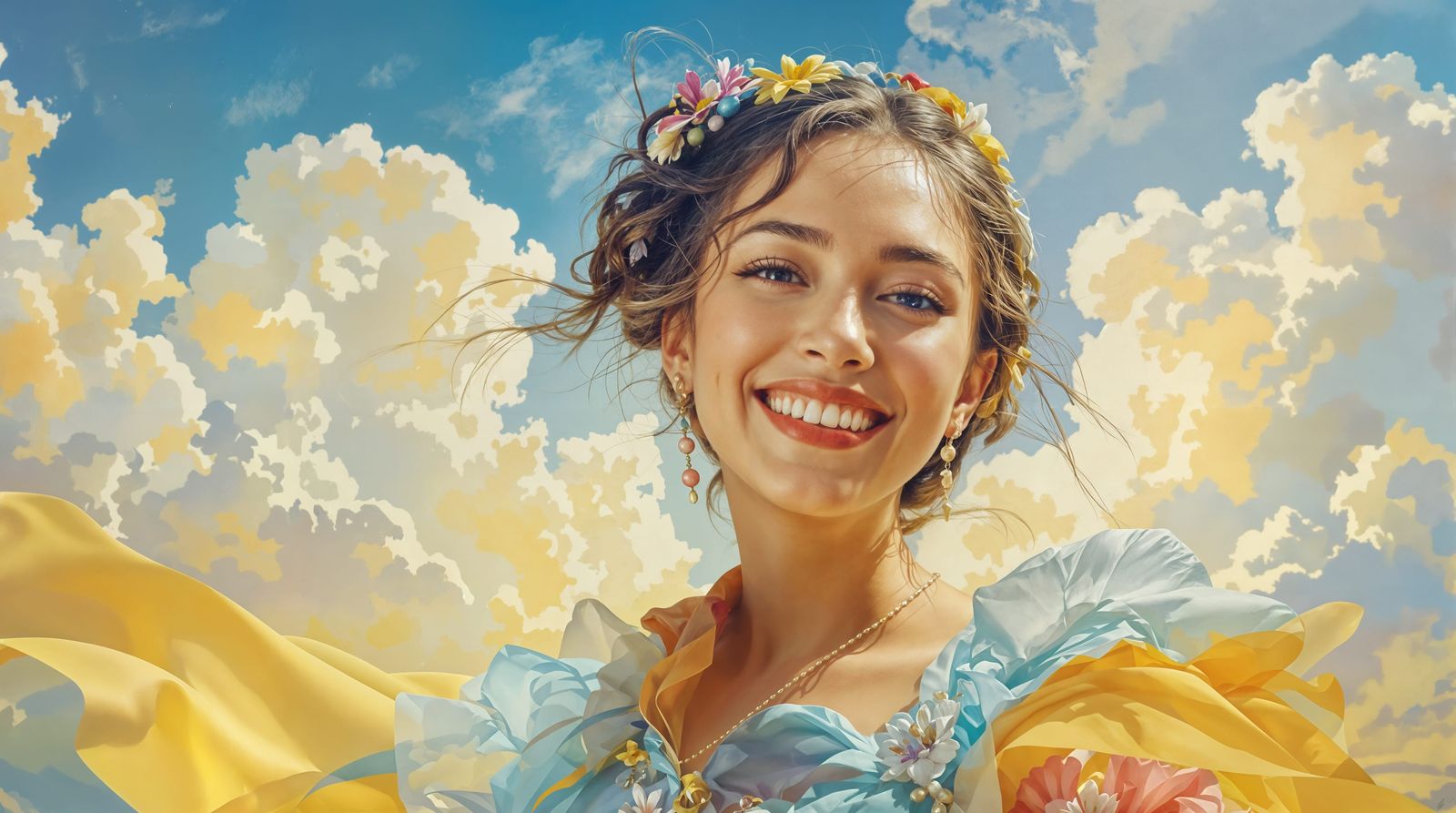 Stunning Beauty in Vibrant Colors