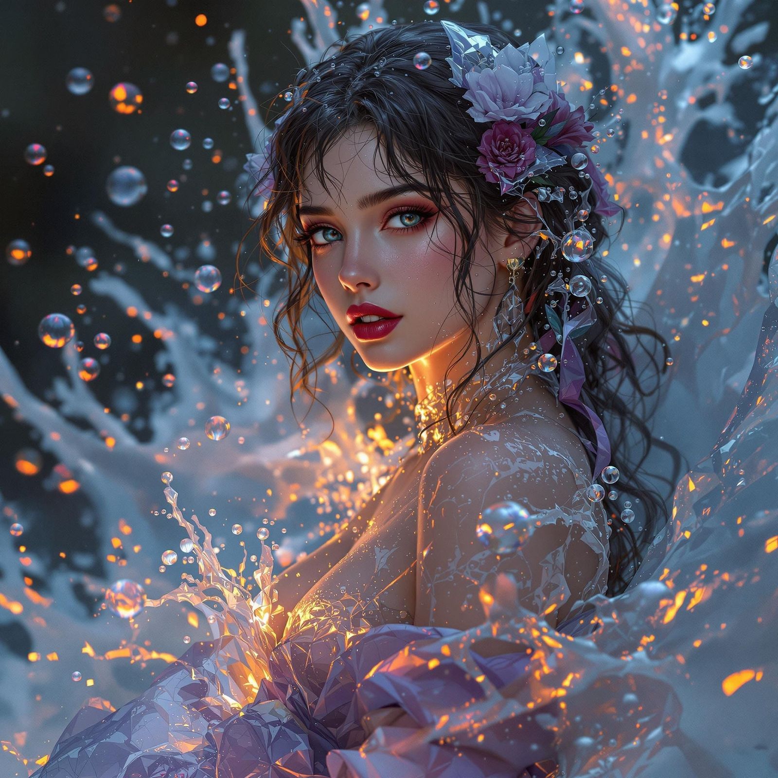 Lovely Stranger Portrait in Hyperrealistic Splendor