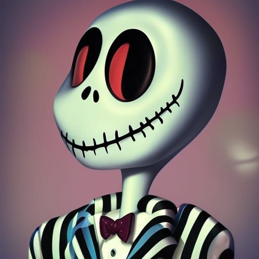 Adorable Jack Skellington Portrait