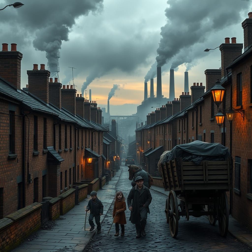 Industrial Townscape in Northern England during the Industri...