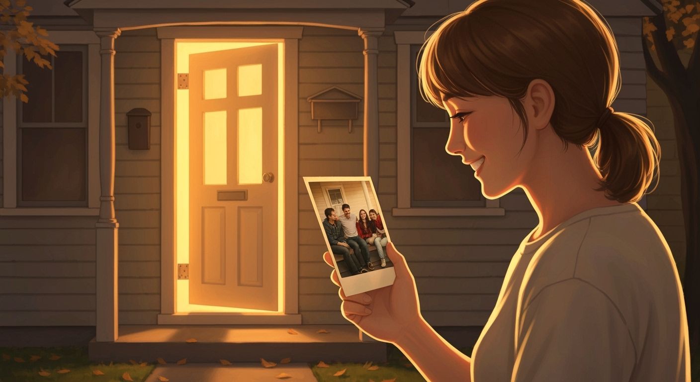 Sunset Memory: Cherishing Old Friends in Golden Light