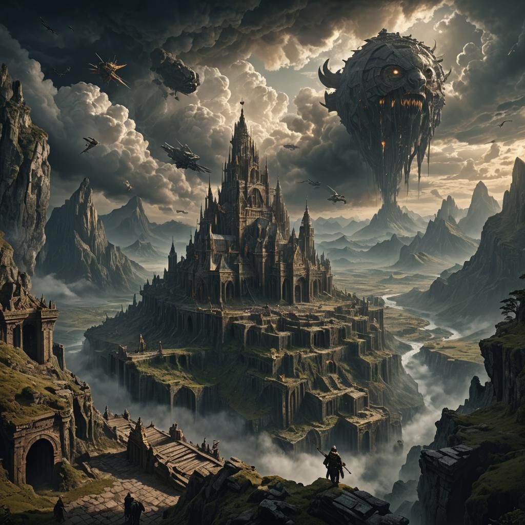 Epic Cinematic Flail of God: Digital Matte Painting