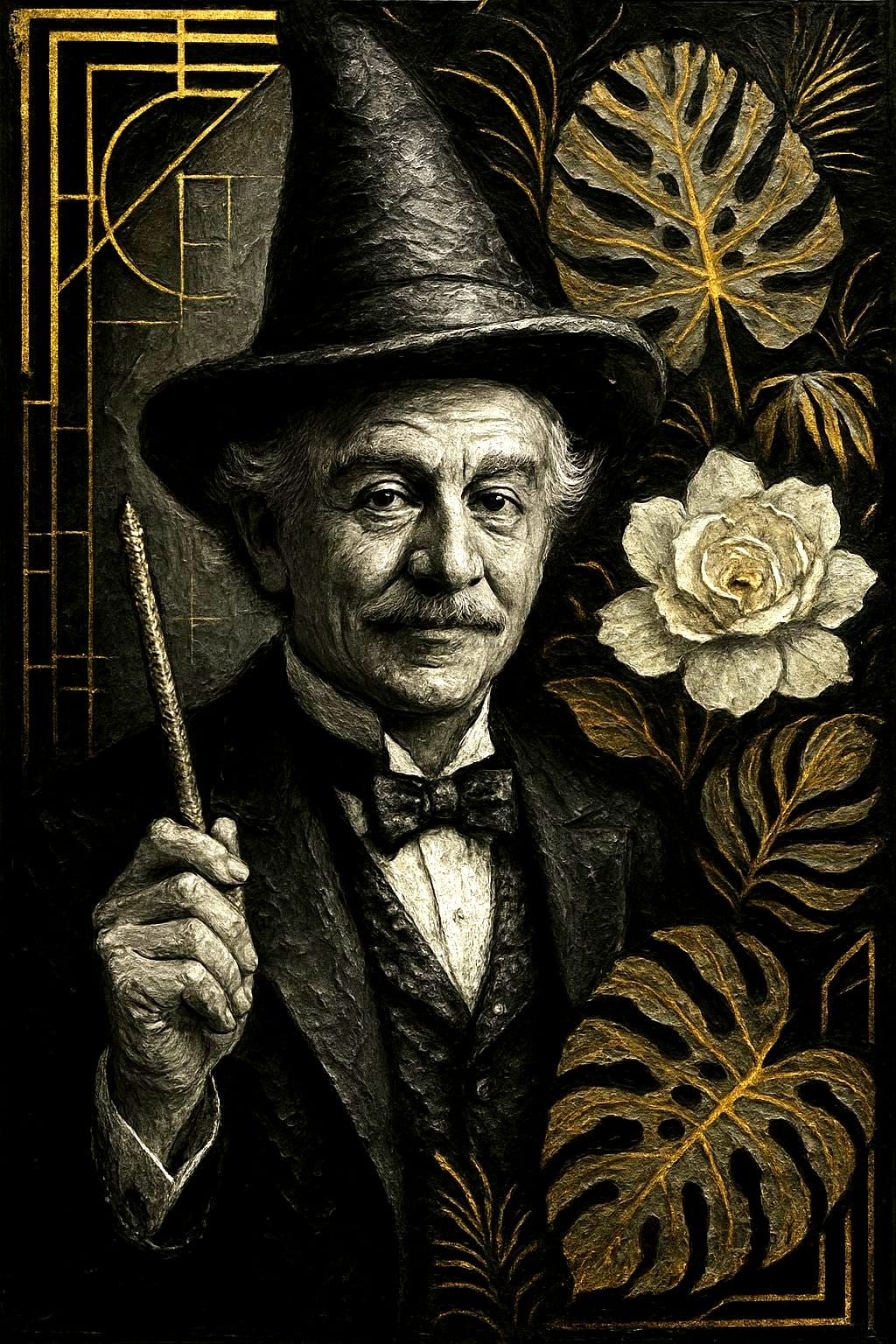 Wizard of Oz Character in Art Deco Style