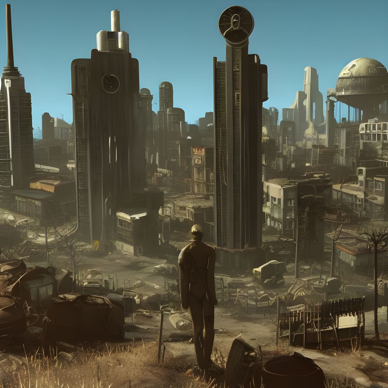Fallout City: A Post-Apocalyptic Landscape