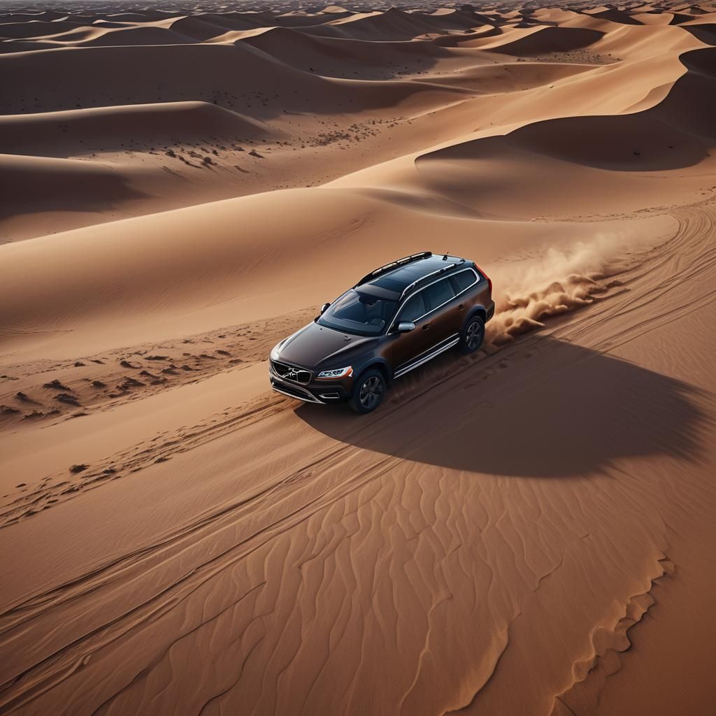 Volvo XC70 Conquers the Sahara Desert in Unreal Engine 5 Sty...