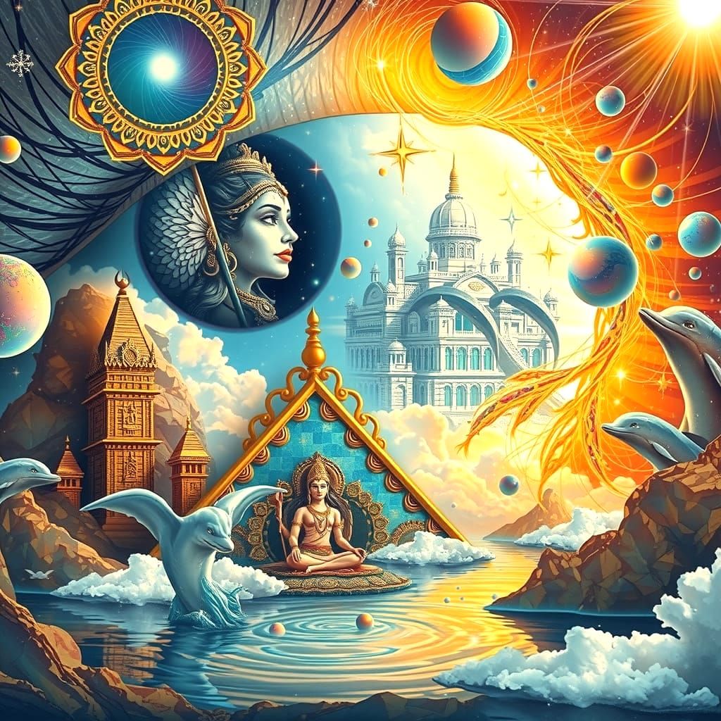 Cosmic Eye Portal to a Boundless Realm