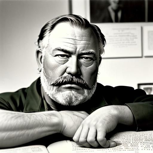 Hemingway's powerful words into captivating visual representations that evoke the depth of his insights and experiences.