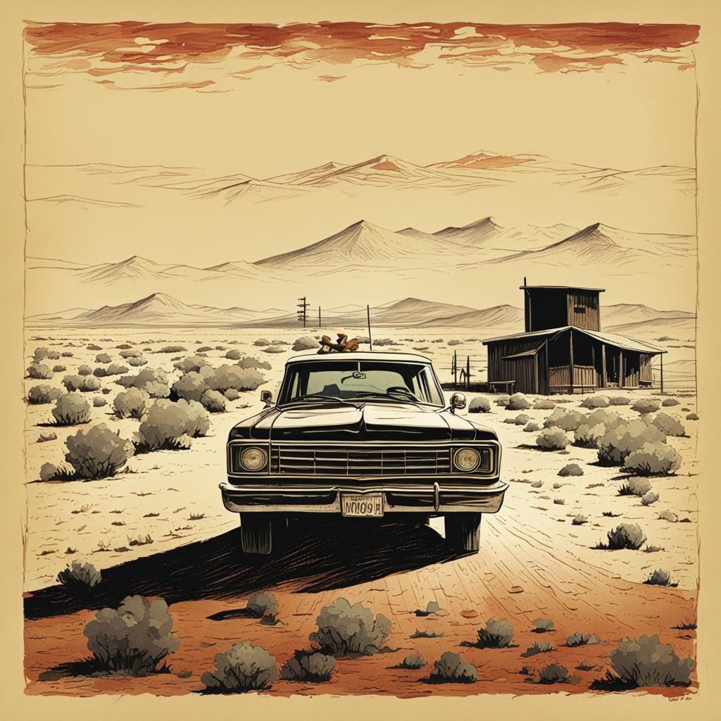 No Country for Old Men AI Art