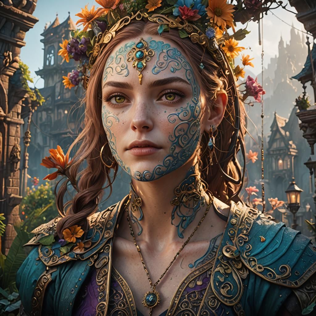 Fantastical Matte Painting in Deep Color