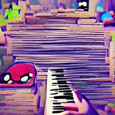 AI Generated Image Based on Music Prompt