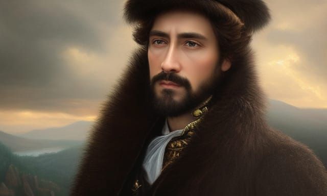 King's Shame: A Hyperrealistic Portrait in 8K